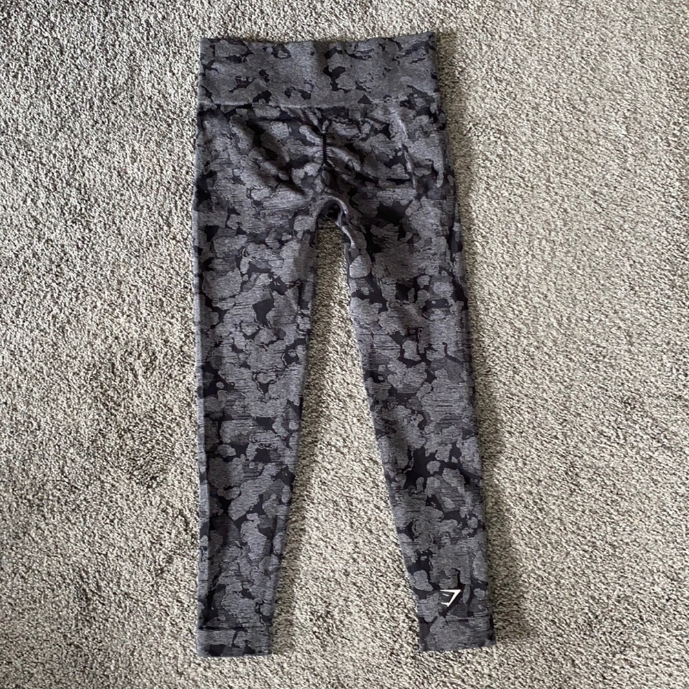 Gymshark Adapt Camo Seamless leggings - black